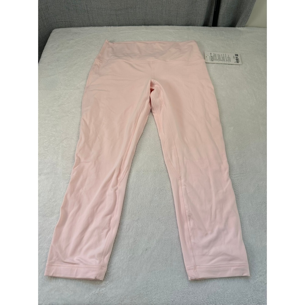 Lululemon Align Crop 23" Women Size 12‎ Pink Peony NWT High Rise Nulu Leggings